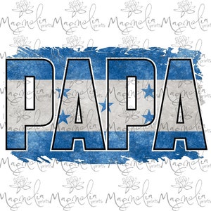 Papa Honduras bandera / digital / archivo de diseño descargar SVG y PNG