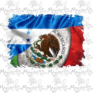 Bandera de Honduras México / digital / descarga de archivo de diseño PNG