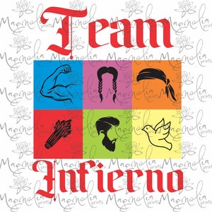 Equipo infierno / tendencia / digital / digital / archivo de diseño descargar PNG JPG SVG