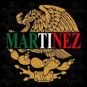 Aguila mexicana / Mexican eagle /  Martinez /  digital / design file download / png svg jpg eps  / Mexico escudo / escudo mexicano