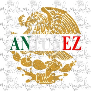 Aguila mexicana / Mexican eagle / ANTÚNEZ / digital / design file download / png svg jpg eps / Mexico escudo / escudo mexicano