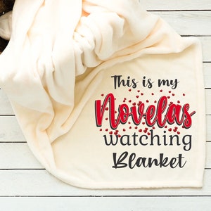 Digital File blanket / this is my novelas watching blanket  /  sublimation holiday Christmas / png / clipart