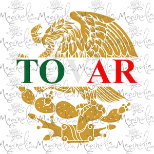 Aguila mexicana / Mexican eagle /  Tovar /  digital / design file download / png svg jpg eps  / Mexico escudo / escudo mexicano