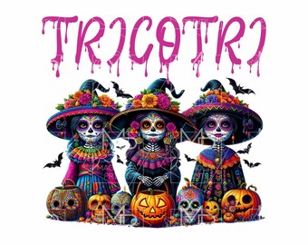 Tricotri /  Spanish design  /  digital / design file download PNG ONLY