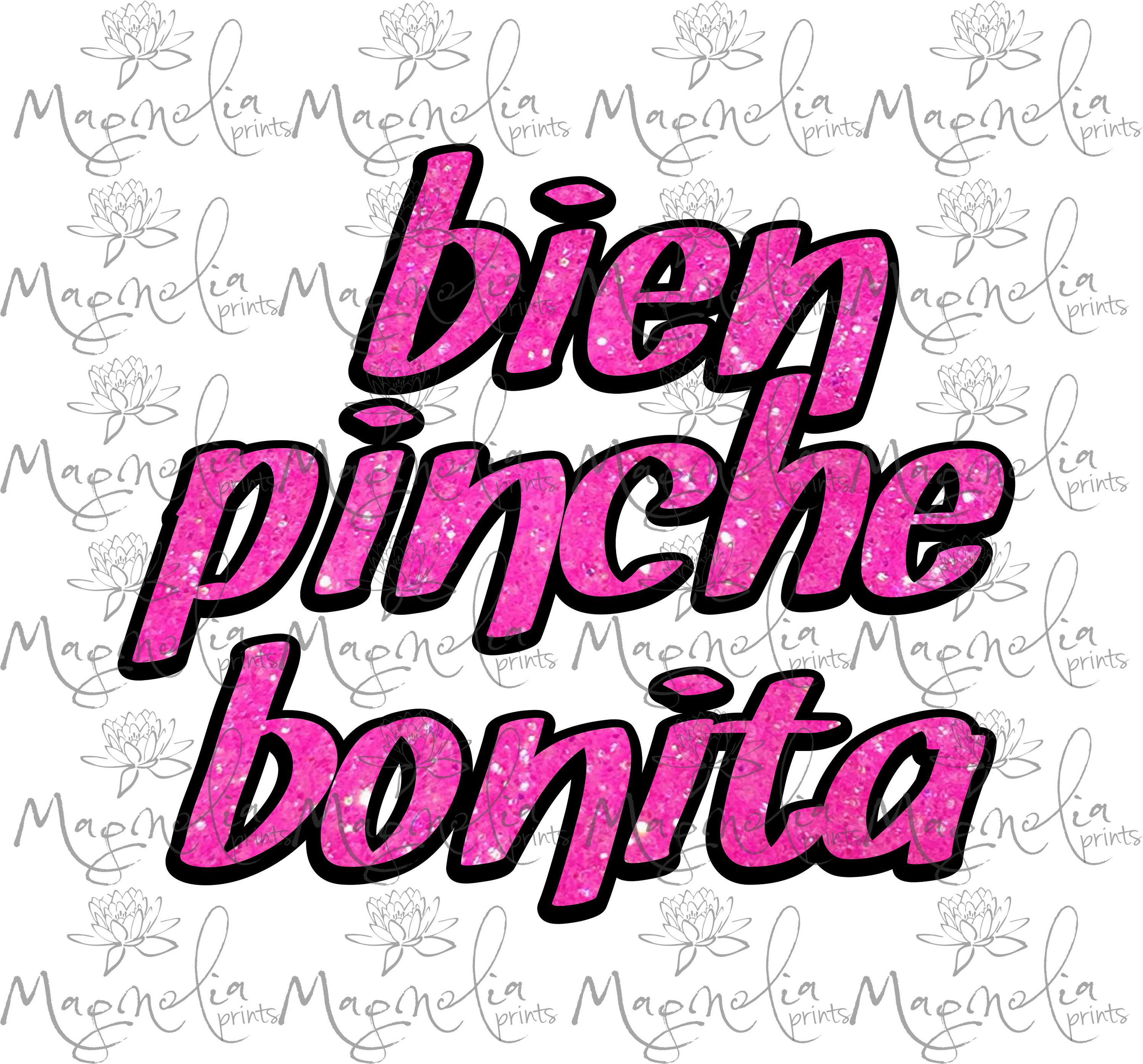 Bien pinche bonita / spanish / printable file / download file | Etsy