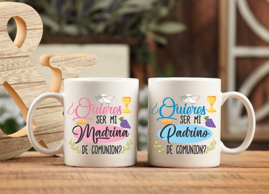 Quieres ser mi madrina padrino 1st communion proposal propuesta comunion invitacion padrinos godparents spanish sacrament
