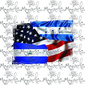 Honduras USA Nicaragua bandera / digital / diseño archivo descargar PNG