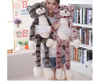 big stuffed cat pillow