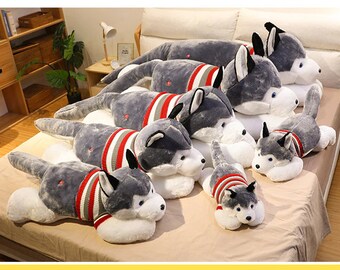 big stuffed husky