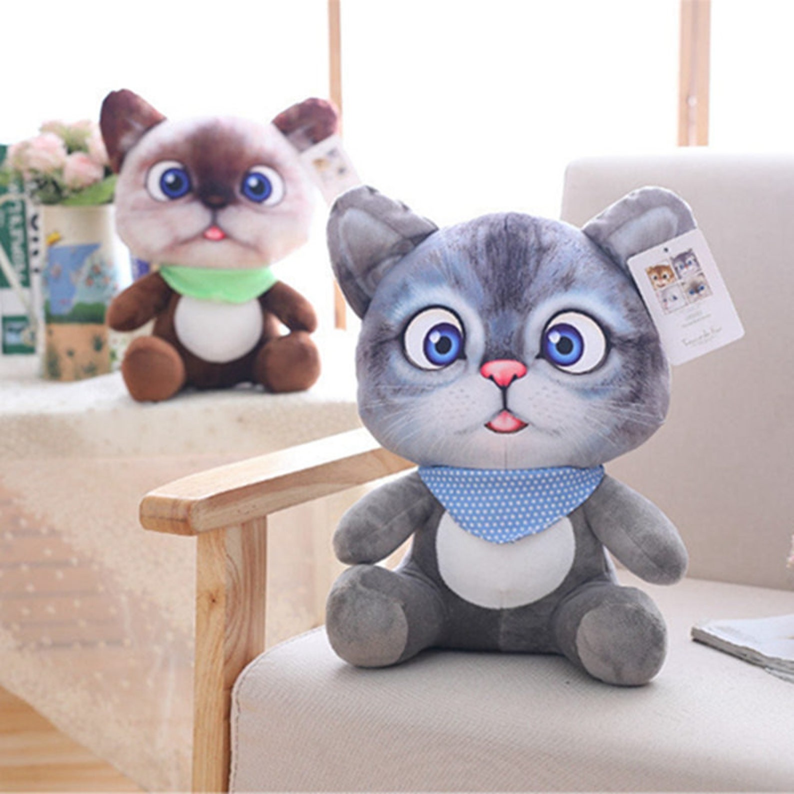 20cm Mini Cute Plush Cat Toys Big Soft Toy For Sleeping Etsy