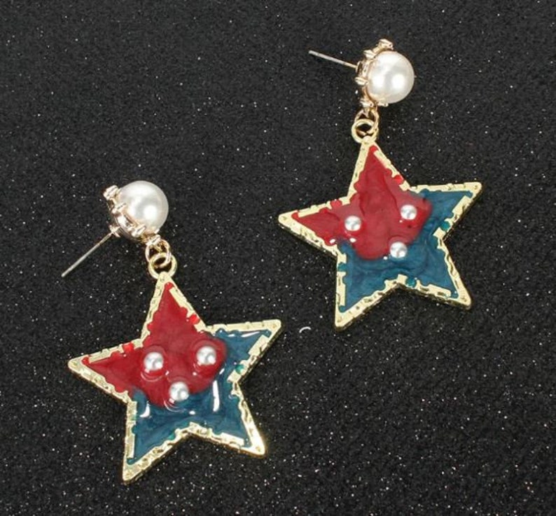 Trendy Earrings From Resin Pearls Boho Ethno Vintage Earrings Wedding Stud Earrings Jewelry Spring Summer Gifts For Woman Bridesmaid #04139