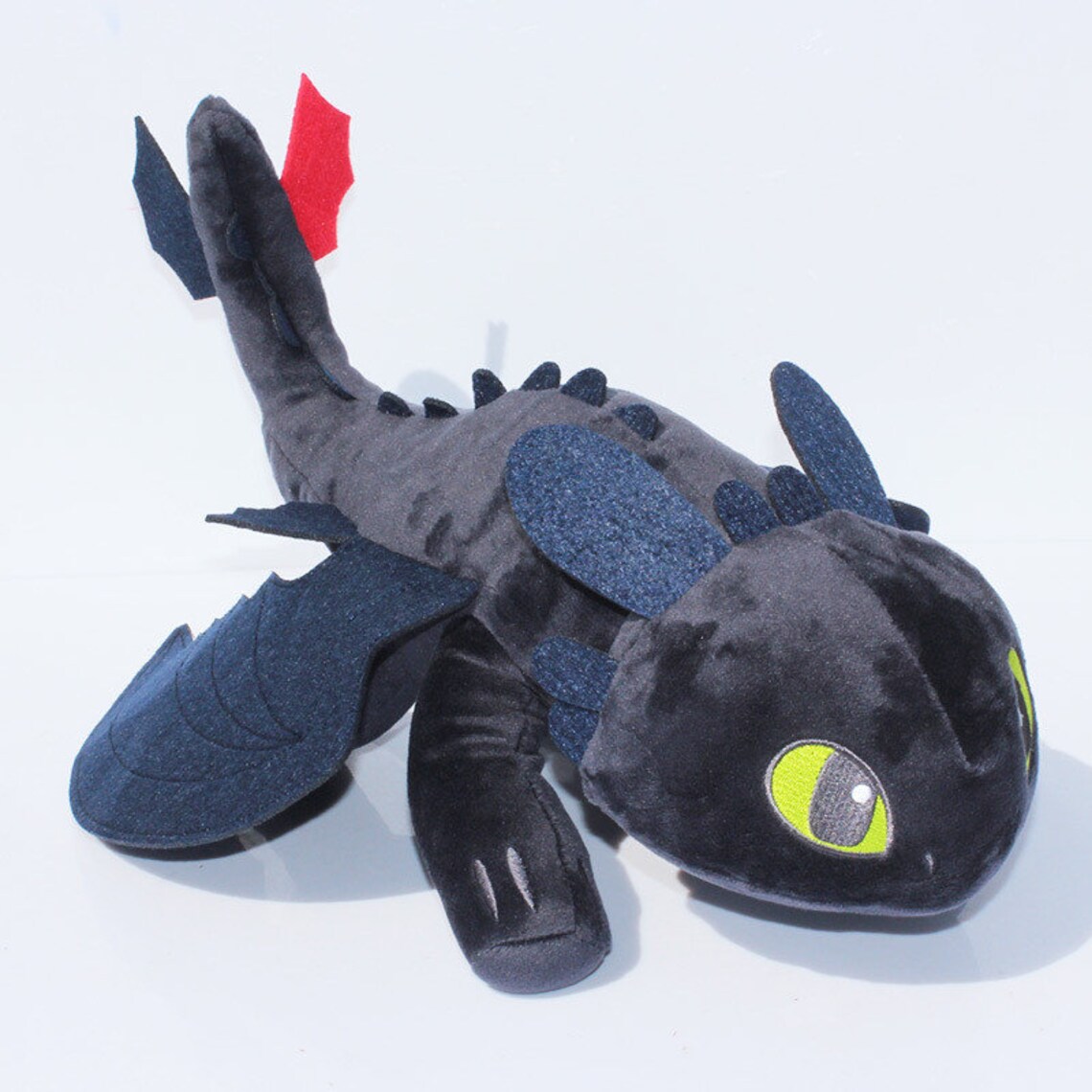 How to Train Your Dragon Plush Toys Toothless Night Fury White Etsy