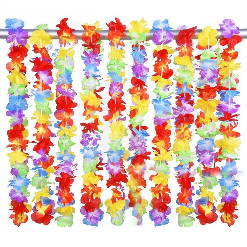 100сm Hawaiian Beach Flowers Evening Goods For A Beach Etsy