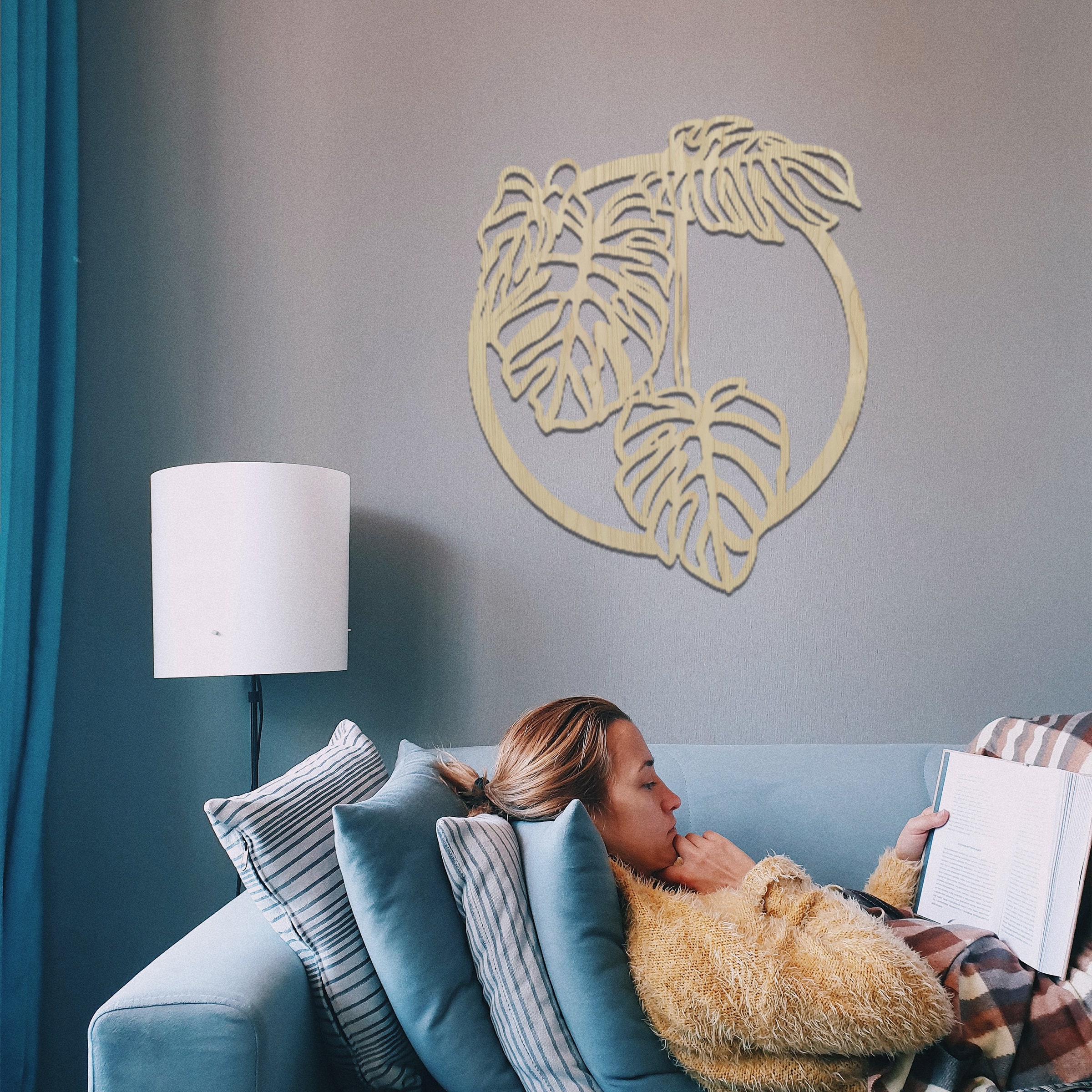 095 Hermosas hojas de madera arte de la pared / hojas | Etsy