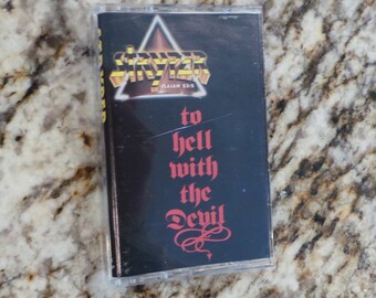 Stryper 'To Hell With The Devil' on an Enigma audio cassette.