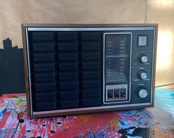 Vintage Realistic Brand Am/fm Table Radio Works Great. Wood Grain - Etsy