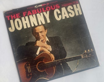 Johnny Cash „The Fabulous Johnny Cash“ auf einer Mono-LP von Columbia.