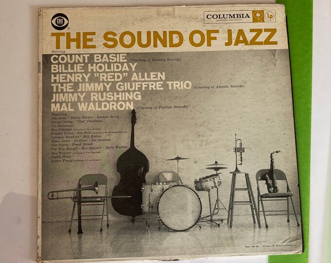 Lady 'Day, El Conde, Red [Griffin], et. Alabama. 'The Sound Of Jazz' en un LP mono de Columbia.
