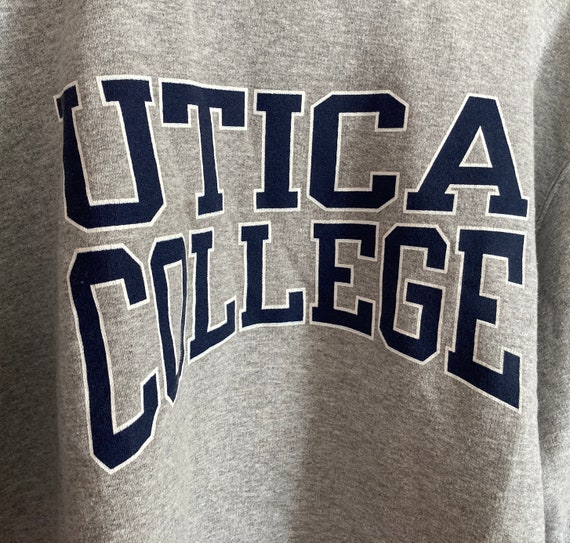 certainly vintage Utica College sweatshirt, sized… - image 3