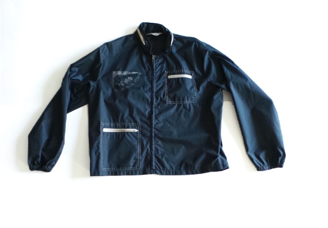 Very Vintage Checkered Flag Daytona Beach Zip & Zip Hooded Windbreaking