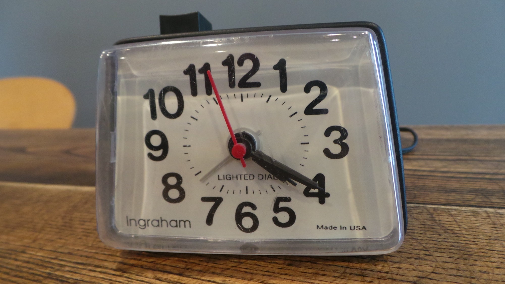 Fantastically Plastic Ingraham Manual Electric Buzzing Alarm Clock. Etsy