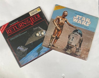 John Williams & co. Pack de 2 vinyles « The Story of Star Wars » via Buena Vista Records.