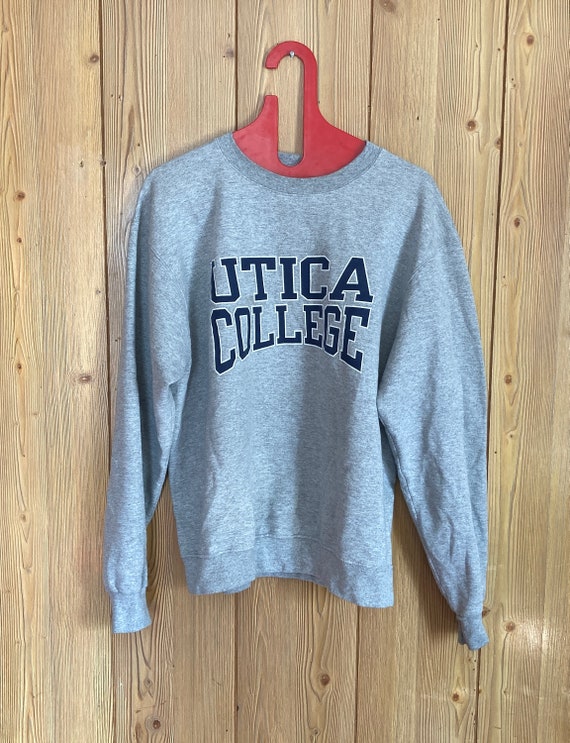 certainly vintage Utica College sweatshirt, sized… - image 1