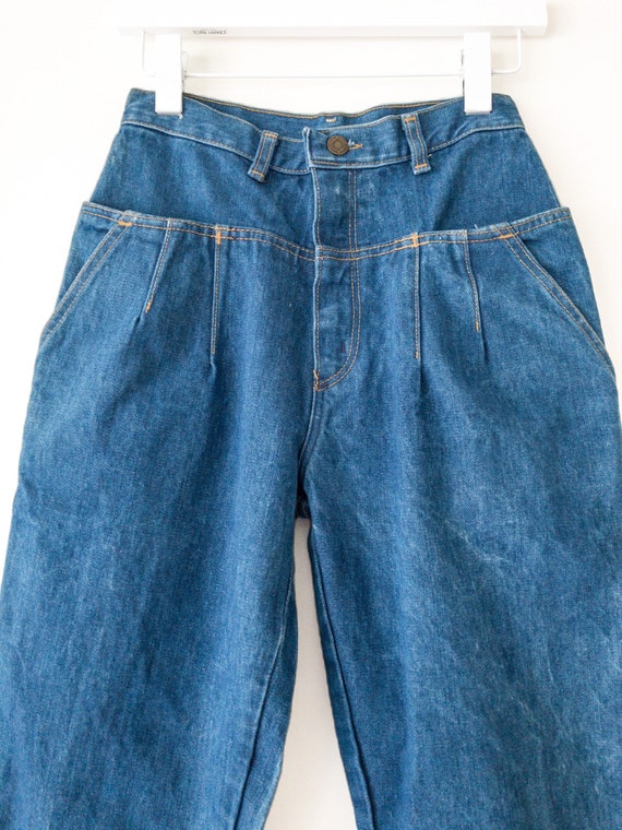 vintage Wrangler™ high-rise, pleated-front & tape… - image 2