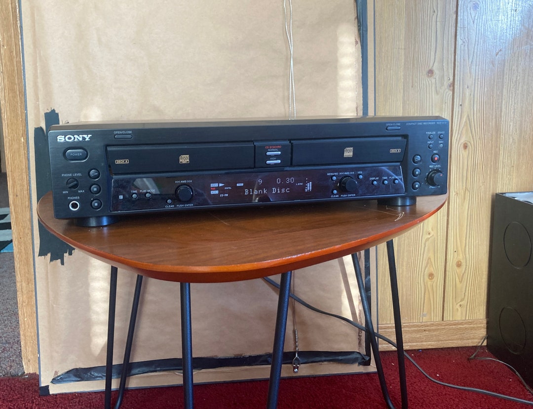 Sony RCDW10 Dual Tray Compact Disc Player/recorder, Etsy