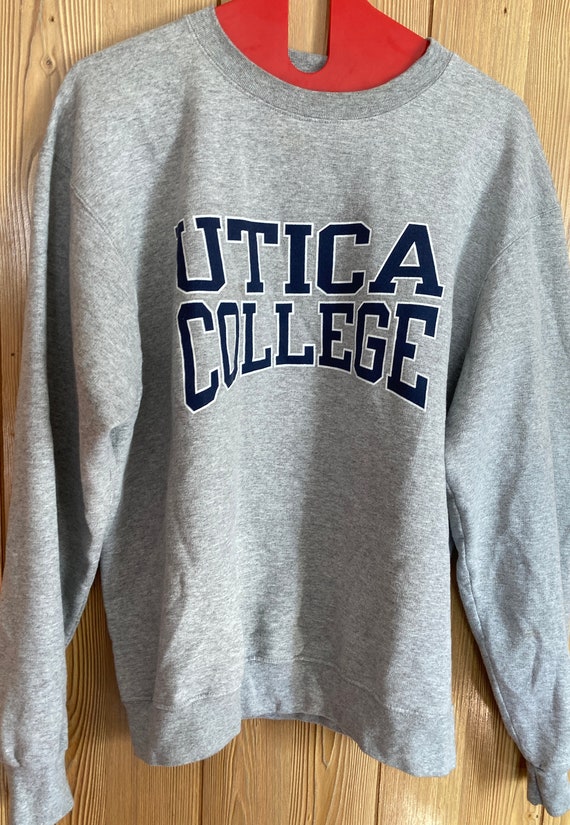 certainly vintage Utica College sweatshirt, sized… - image 2