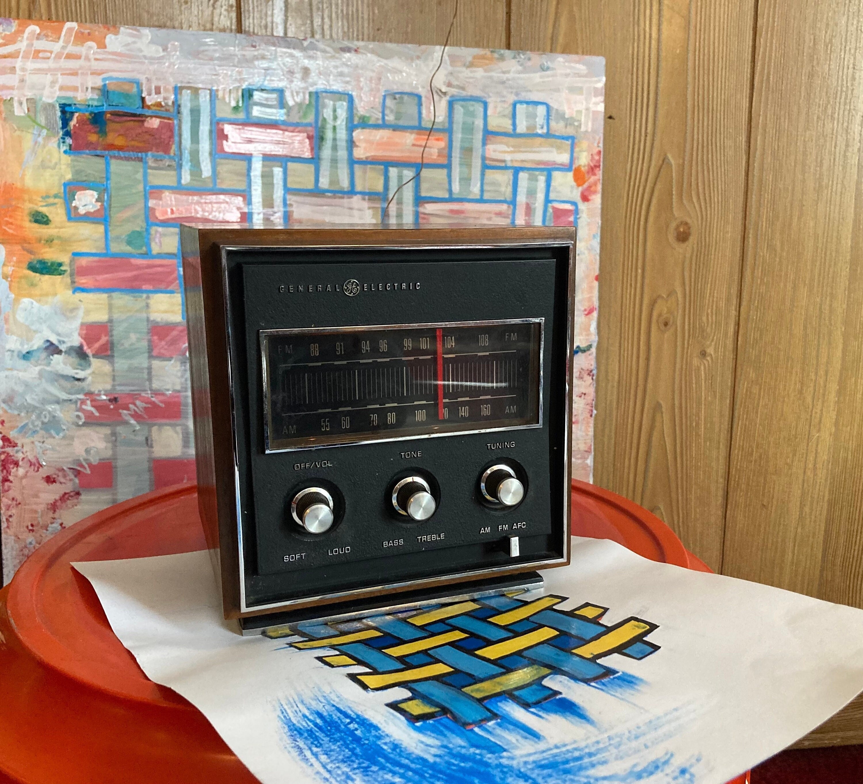 ゼネラルエレクトリック GE general electric 掛け時計 広告付 General Electric Vintage Wall clock ゼネラルエレクトリック