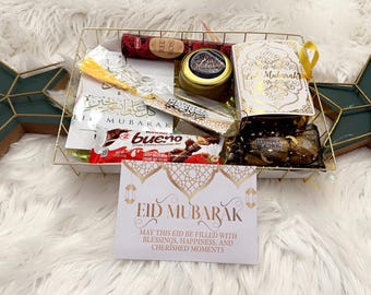 Eid Gold Gift Basket