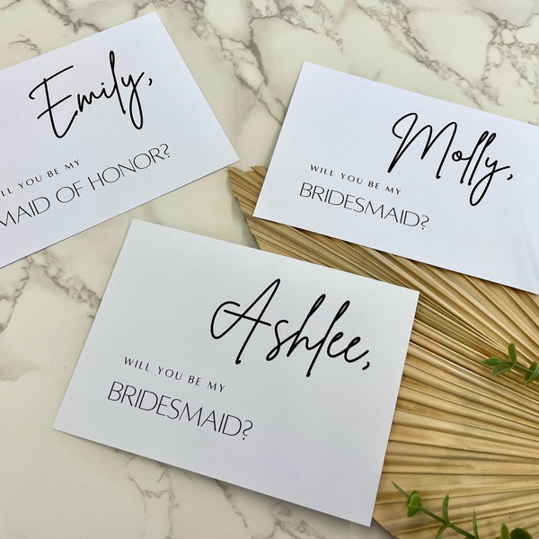 Will You be My Bridesmaid Card, Bridesmaid Proposal, Maid of Honor Card, Will You Be My Maid of Honor, Bridesmaid Card, Bridal Cards,