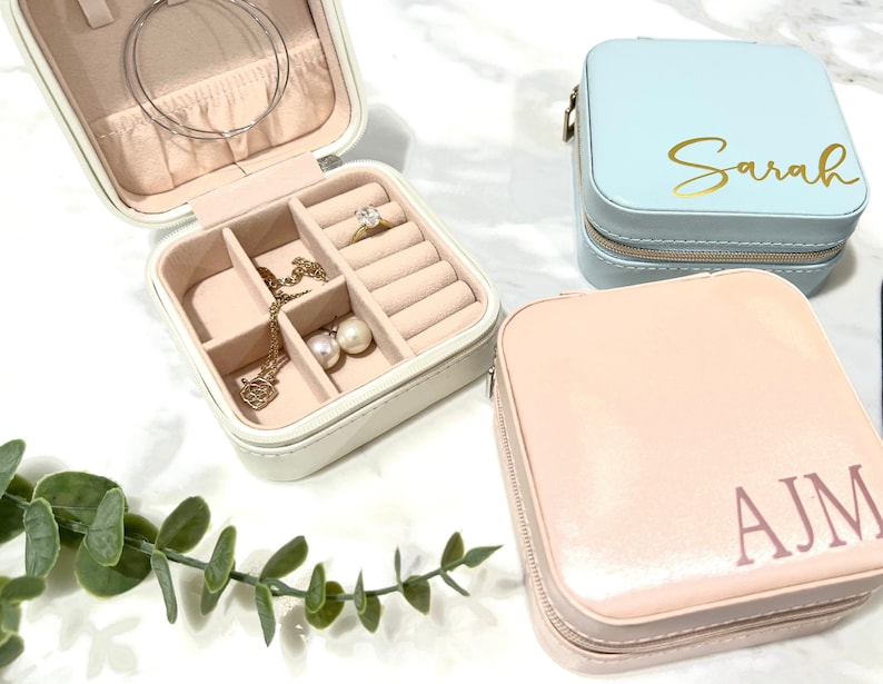 Personalized Jewelry Boxes Bridesmaid Jewelry Box Bridesmaid Etsy