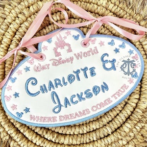 Mouse Trip Stroller Tag Classic, Stroller spotter, Custom Stroller Tag, Wheelchair Tag,Scooter Tag,Vacation Stroller Tag,Mouse Trip Stroller