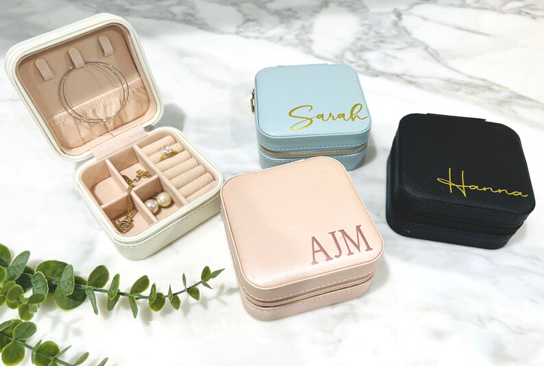 Personalized Jewelry Boxes Bridesmaid Jewelry Box Bridesmaid Etsy