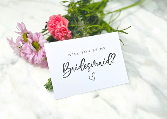 Bridesmaid Proposal Card, Will You Be My Bridesmaid, Will You Be My Maid of Honor, Matron of Honor Proposal,Bridesmaid Gift, Bridesmaid Card