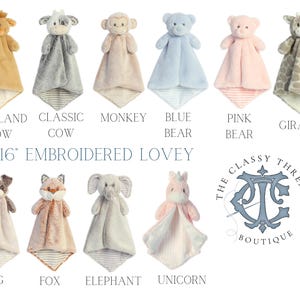 Manta de peluche personalizada, regalo para bebé personalizado, peluche personalizado, manta bordada personalizada, regalo para baby shower. imagen 5