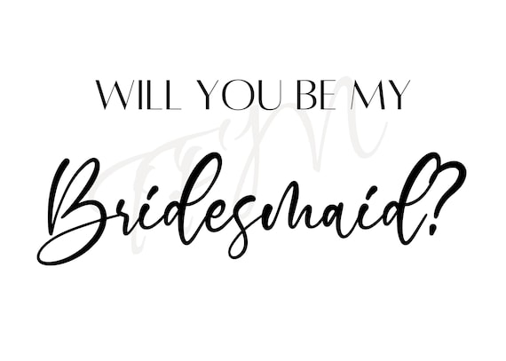 Bridesmaid Proposal Download, Bridesmaid Card Download, Wedding Party Proposal, Will You Be My DIY Download, Groomsman DIY, Maid of Honor