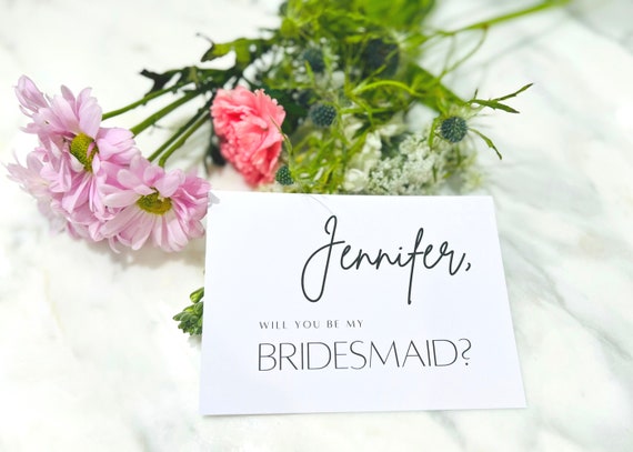 Will You be My Bridesmaid Card, Bridesmaid Proposal, Maid of Honor Card, Will You Be My Maid of Honor, Bridesmaid Card, Bridal Cards,