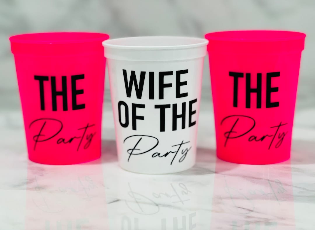 Personalized Party Cups, Bridesmaid Party Cups, Bachelorette Party Cups