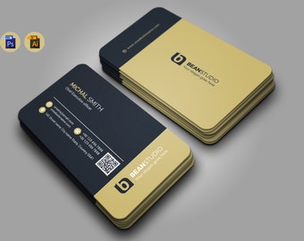 Modern Business Card Etsy
