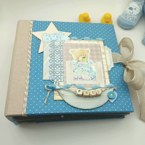 Album personalizzato per neonati, album del primo anno,neonato, mini album personalizzato, primo anno, regalo per nuovo nipote, baby shower