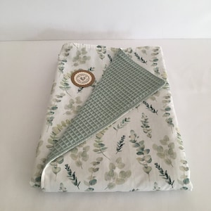 Baby blanket/cuddly blanket/summer blanket/waffle piqué blanket/cotton fabric and waffle piqué Oeko-Tex certified/gift/stroller blanket