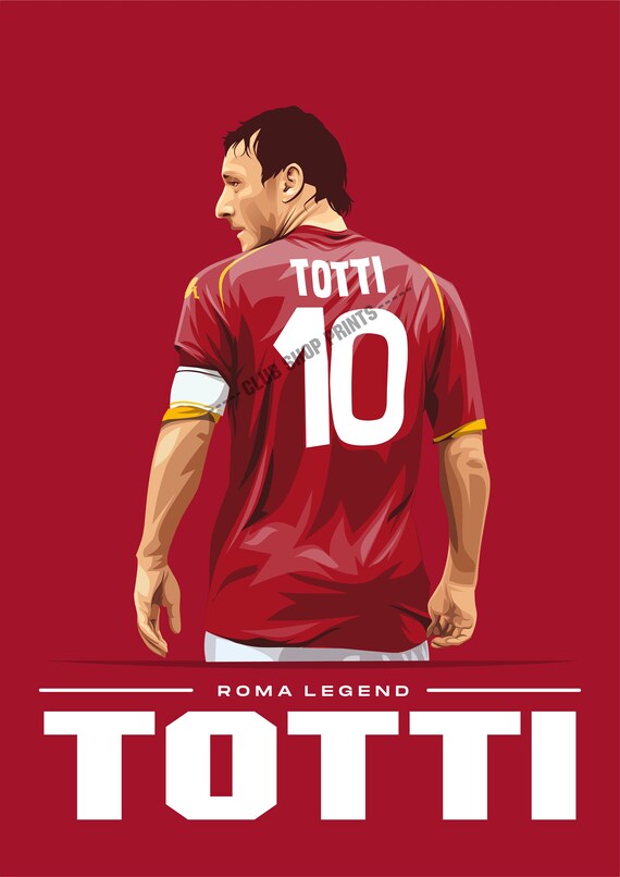 Francesco Totti art print - Etsy 日本