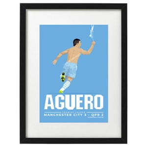 Sergio Aguero art print