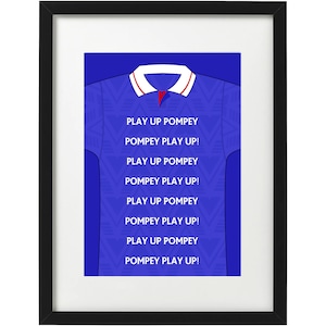 Portsmouth fans song art print