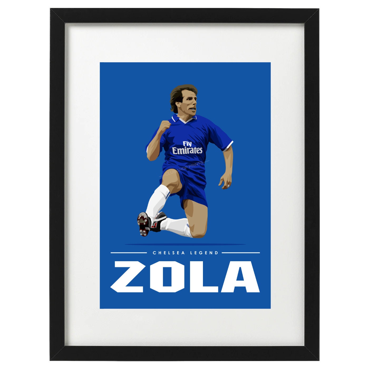 Autocollant Gianfranco Zola Napoli #238 – Merlin Calcio 93 – Rare – MINT (non Collé)