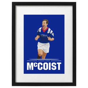 Ally McCoist - Rangers art print
