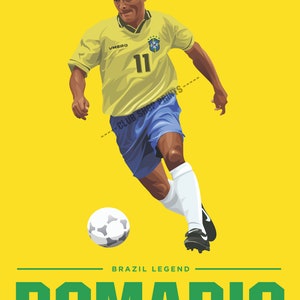 Romario Brazil art print image 2